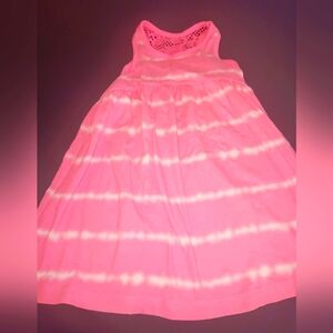 Girls size 2T,  Pink strip cotton dress